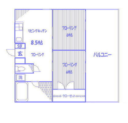 東京都豊島区南大塚３丁目 賃貸マンション 2LK