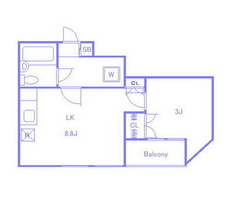 東京都豊島区池袋３丁目 賃貸マンション 1K