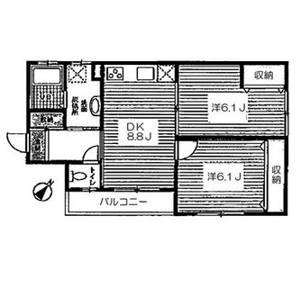 東京都豊島区西巣鴨２丁目 賃貸マンション 2DK