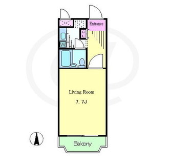 東京都豊島区池袋本町２丁目 賃貸マンション 1K