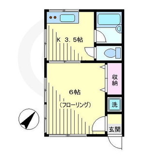 東京都豊島区上池袋３丁目 賃貸アパート 1K