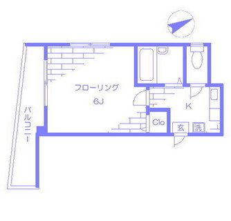 東京都豊島区北大塚３丁目 賃貸マンション 1K