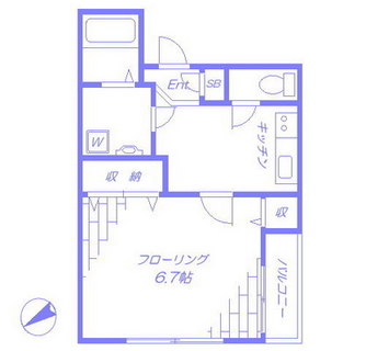 東京都豊島区駒込２丁目 賃貸マンション 1K