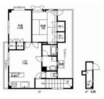 東京都豊島区千川２丁目 賃貸マンション 2LDK