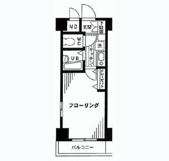 東京都豊島区目白２丁目 賃貸マンション 1K