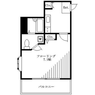 東京都豊島区千早２丁目 賃貸マンション 1K