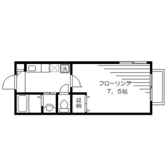 東京都豊島区千早２丁目 賃貸アパート 1K