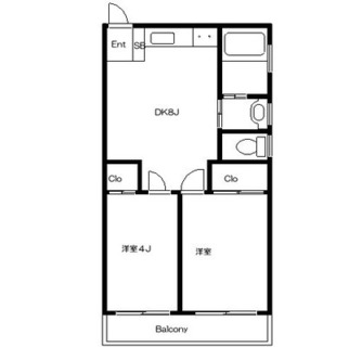 東京都豊島区千川１丁目 賃貸アパート 2DK