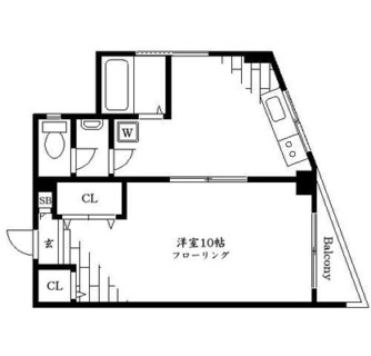 東京都豊島区池袋本町２丁目 賃貸マンション 1K