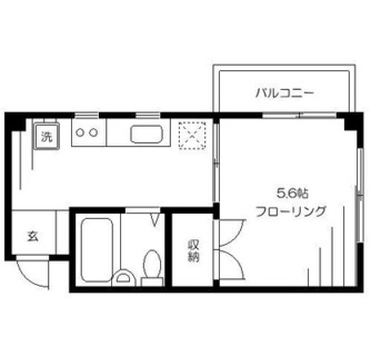 東京都豊島区北大塚３丁目 賃貸マンション 1K