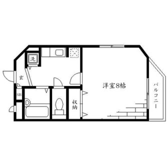 東京都豊島区池袋本町３丁目 賃貸マンション 1K