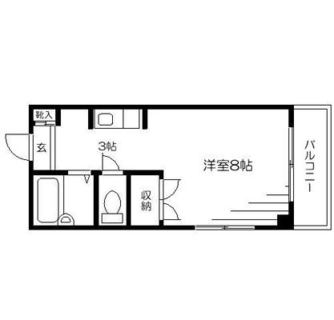 東京都豊島区上池袋４丁目 賃貸マンション 1R