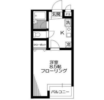 東京都豊島区南長崎６丁目 賃貸マンション 1K