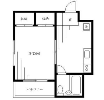 東京都豊島区西巣鴨２丁目 賃貸マンション 1K