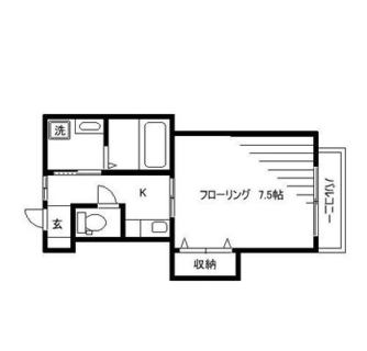 東京都豊島区要町３丁目 賃貸アパート 1K