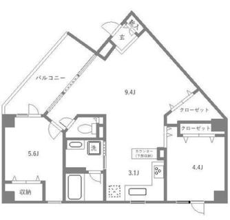 東京都豊島区池袋本町２丁目 賃貸マンション 2LDK