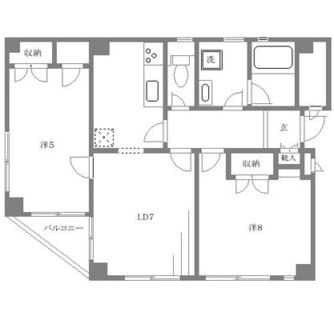 東京都豊島区南大塚３丁目 賃貸マンション 2LDK