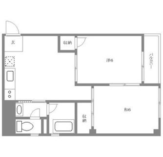 東京都豊島区北大塚２丁目 賃貸マンション 2DK