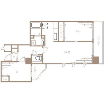 東京都豊島区巣鴨３丁目 賃貸マンション 2LDK