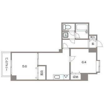 東京都豊島区北大塚３丁目 賃貸マンション 2DK