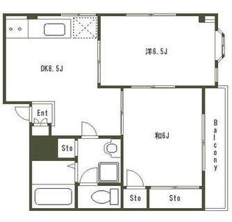 東京豊島区巣鴨３丁目 賃貸マンション 2DK