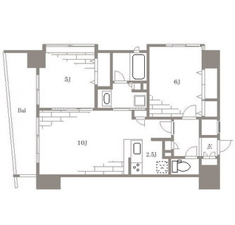 東京都豊島区南大塚１丁目 賃貸マンション 2LDK